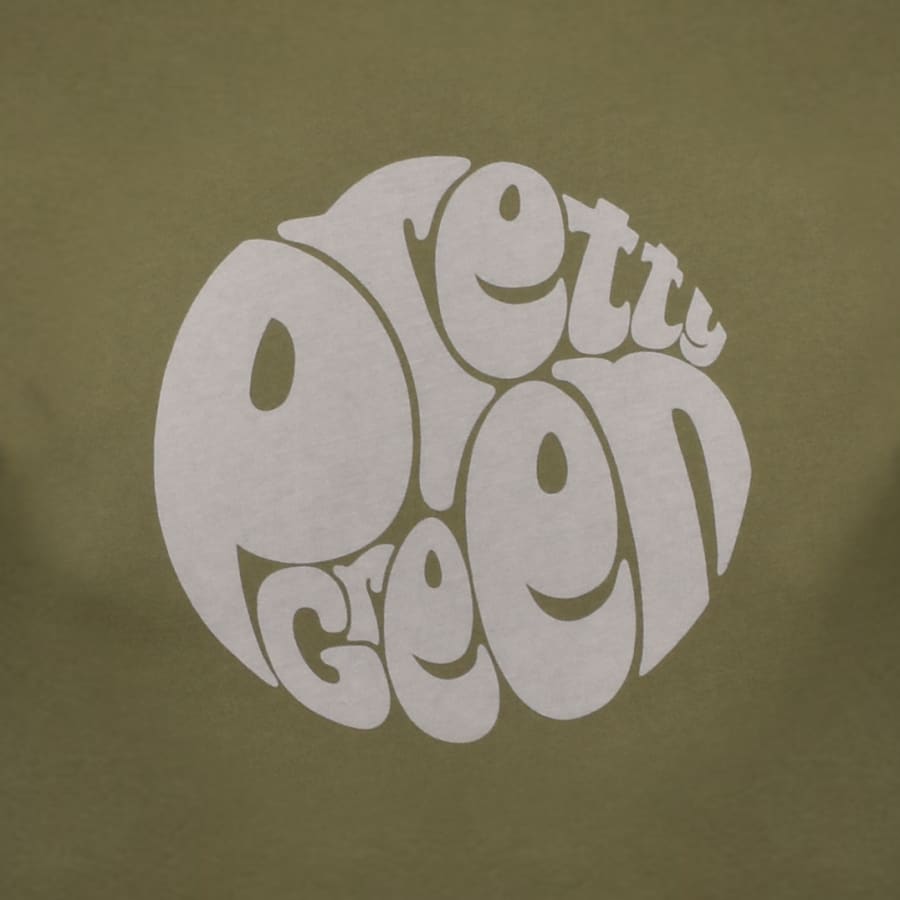 Alternative Image for ProductPretty Green Gillespie Logo T Shirt Khaki3